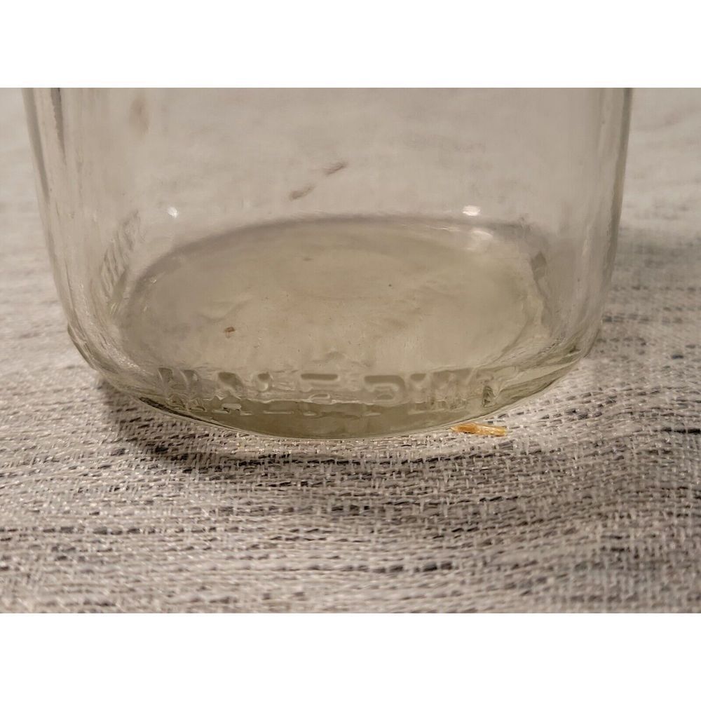Masons Dairy Duraglas 17 62 Embossed Half Pint Milk Bottle Vintage - Picture 8 of 15